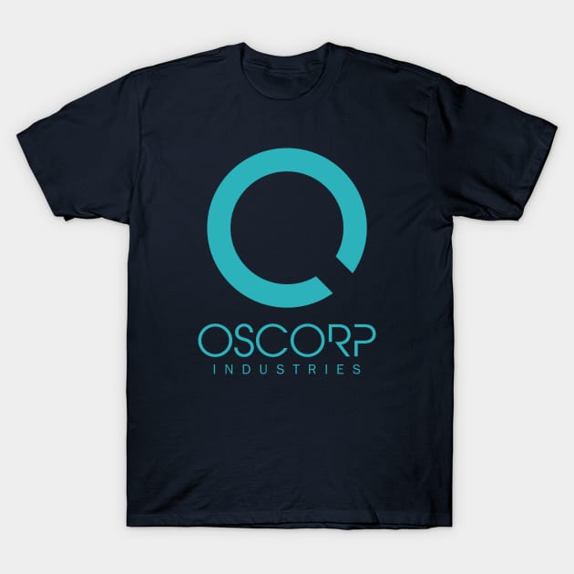 Oscorp Industries Teal T-Shirt by Hataka